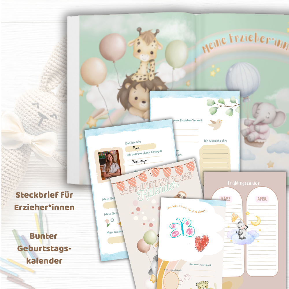 Kindergarten Freundebuch