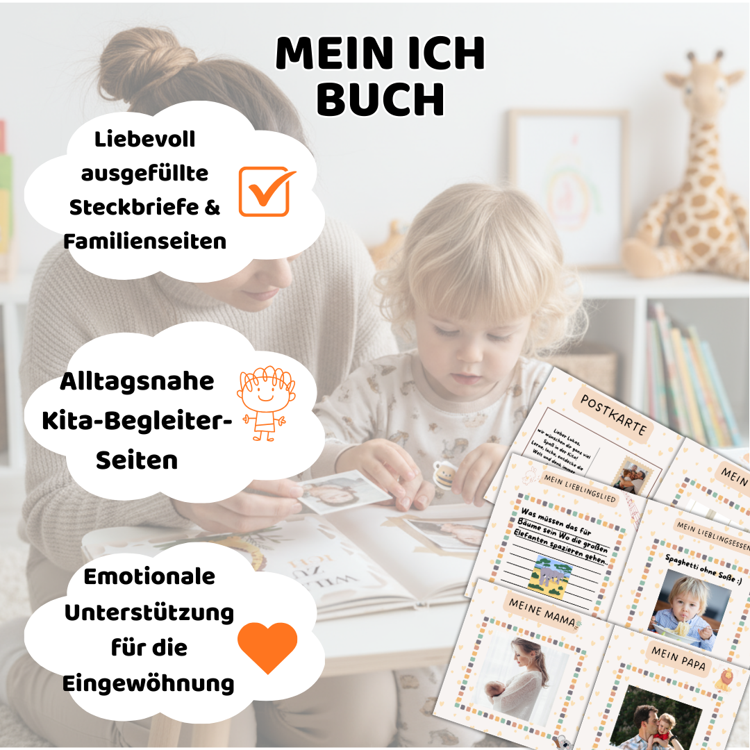 Ich-Buch für die Kita-Zeit
