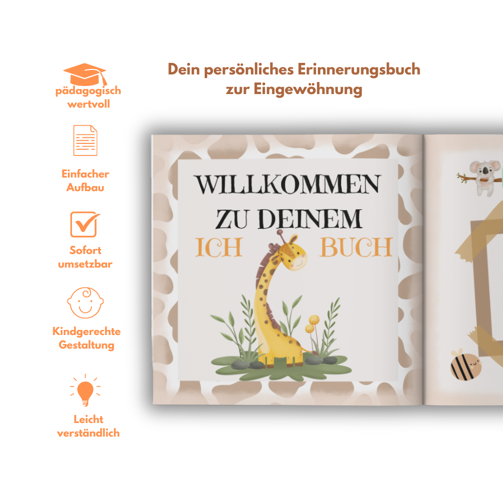 Ich-Buch für die Kita-Zeit